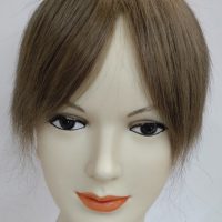 自毛でハーフウィッグを作る