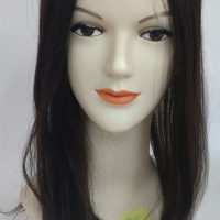 人毛100％のロングヘア部分ウィッグ作成