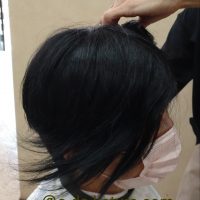 部分ウィッグを美容室でお渡し