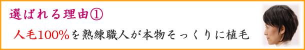 女性用部分かつらの人毛