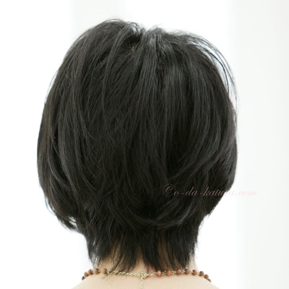弊社人毛で作る「部分ウィッグ」後ろ