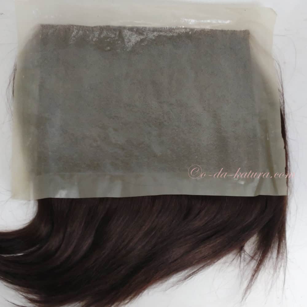 人毛極薄ヘアシート裏側